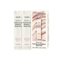 Su:m37 Micro-Active Pink Vitamin Bubbletox Mask Pack 56ml(4mlx14ea) from Korea