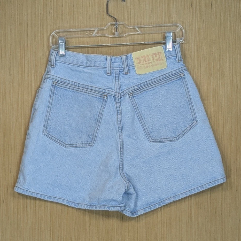 Pantalones Cortos Jeans Bongo Denim Vintage Mamá Retro tiro alto lavado claro para niños 11 EE. UU. Foto 3 de 4