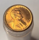 1954-S lincoln wheat cent penny SUPERB GEM BU roll