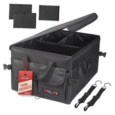 Trunk Organizer for Car with Lid   Foldable SUV Trunk Organizer   Standard