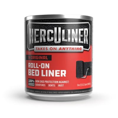 J-b Weld Herculiner Truck Bed Liner, Black, 1 Quart