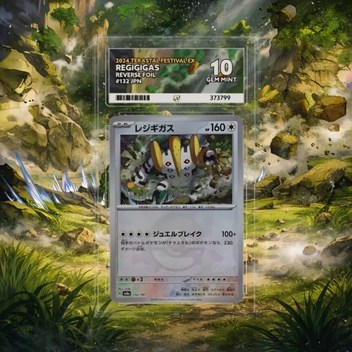 Regigigas 132/187 Poke Ball - Terastal Festival - ACE Grading Gem Mint 10