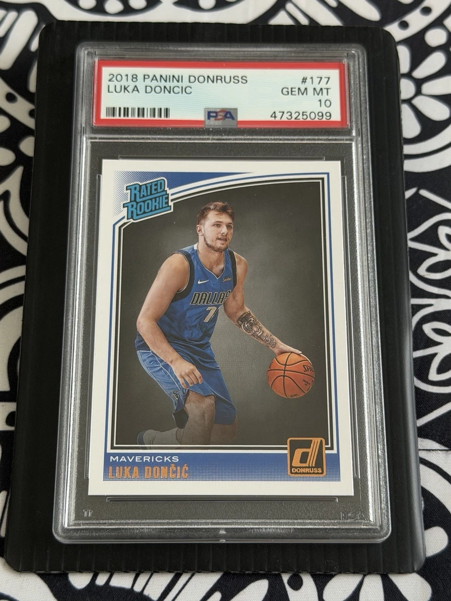 Luka Dončić 10 Graded Basketball Rookie Sports Trading Cards