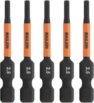 Hex 2.5Mm Impact Driver Bit -  Allen Wrench Drill Hex Bits. 1/4 Quick Release S2