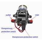 2PCS Mini Electric 12V Diaphragm High Flow Misting Water Pump 60PSI Self Priming — photo 4