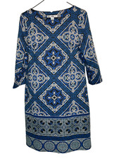Wisp Multicolor Palestinian Pattern Casual Dress Women's Size 10
