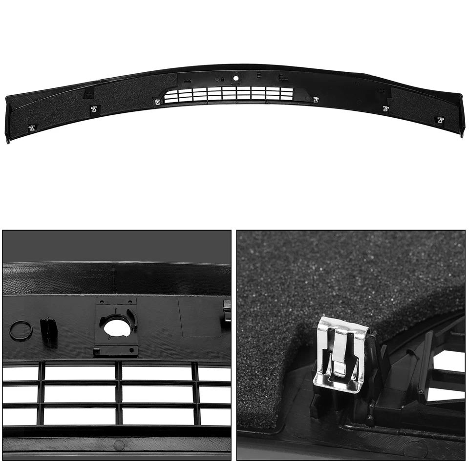 For 2006-16 Impala Black Upper Dash panel Cover Trim Defrost Vent W/Sensor Hole Foto 2 de 4