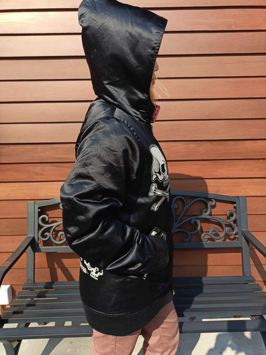 SEX POT ReVeNGe Punk Star Skull & Crossbones Black Jacket SEX POT ReVeNGe Punk Star Skull & Crossbones Black Jacket
