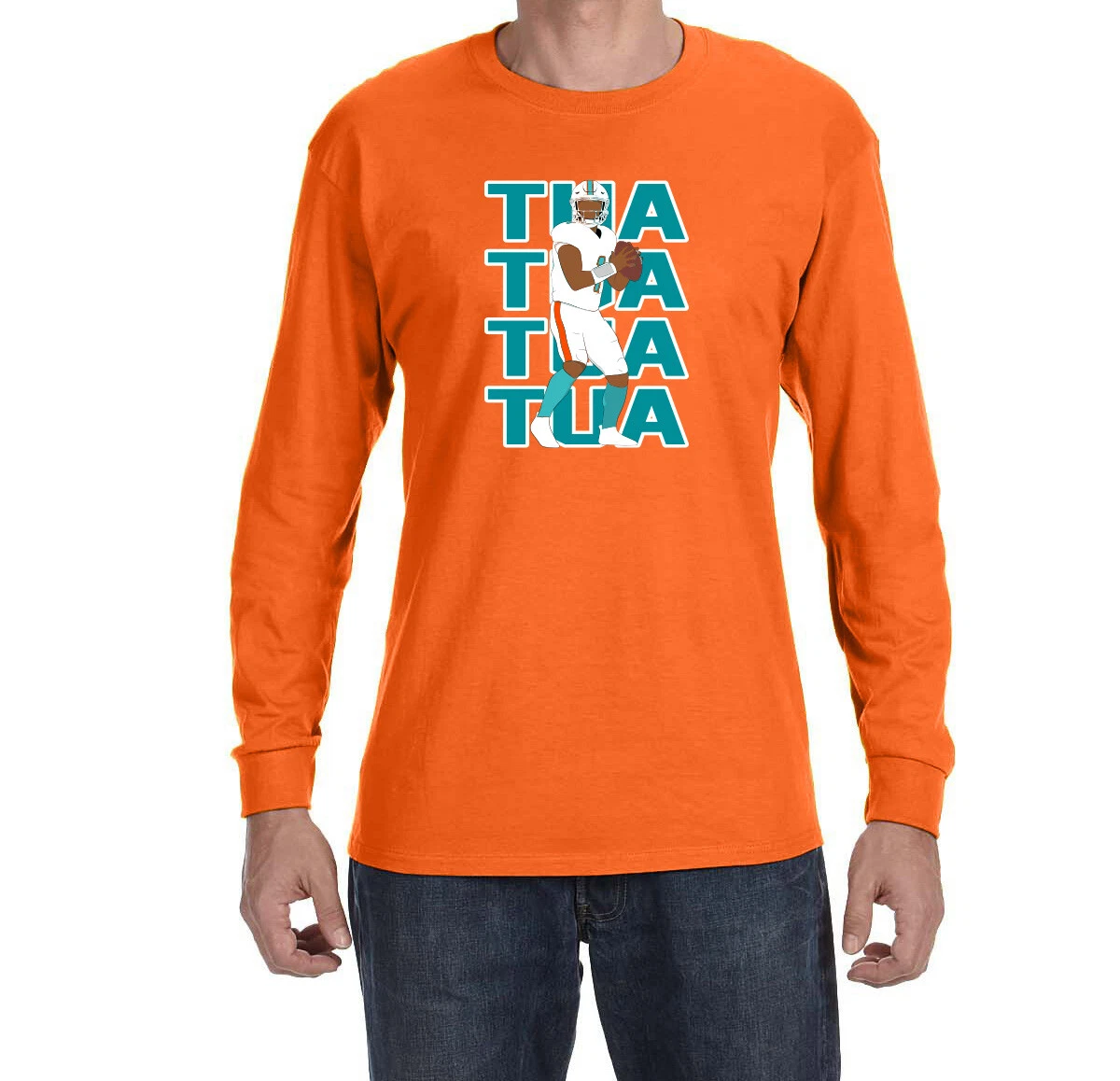 Tua Tagovailoa Text Pic Long sleeve shirt