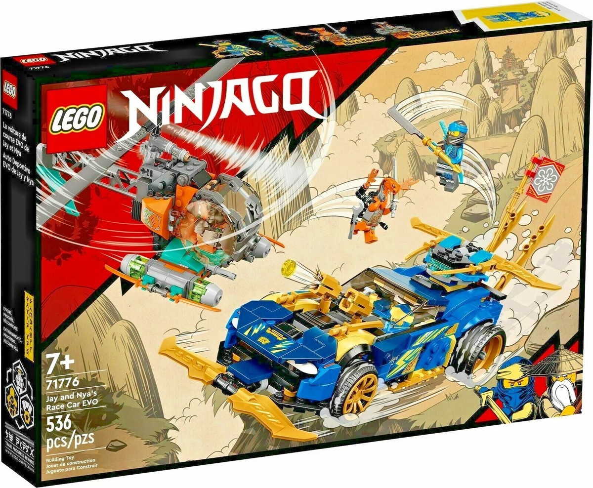 LEGO 71776 NINJAGO Jay and Nya's Race Car EVO Toy 7 Years +