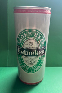 NICE VINTAGE Heineken CS pull tab Beer Can Whitbread London ENGLAND 440 ml
