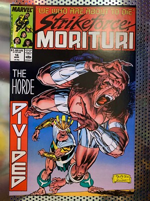 Strikeforce Morituri #16 March 1988 Marvel Comics