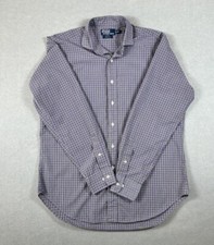 Vintage Polo Ralph Lauren Estate Classic Fit Long Sleeve Shirt Men's Size 16 L 