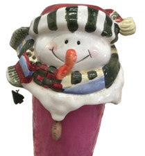 Snowman candle topper Candle Ring