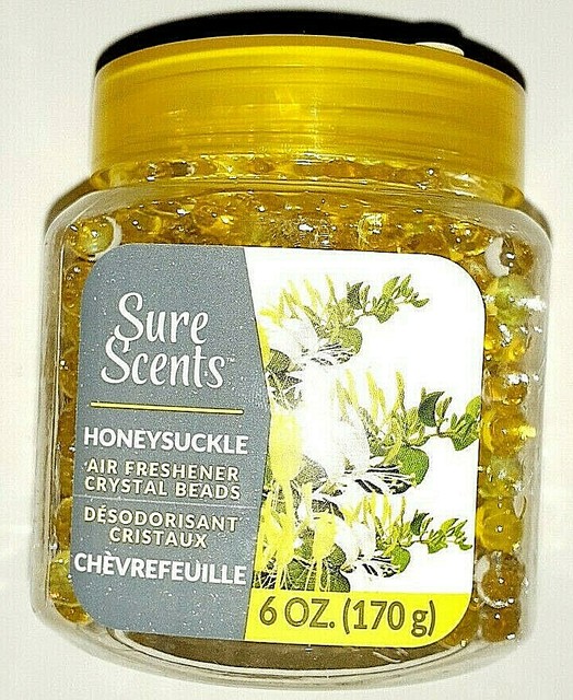 SURE SCENTS ANGEL BLOSSOM AIR FRESHENER CRYSTAL BEADS 8 OZ. BRAND for
