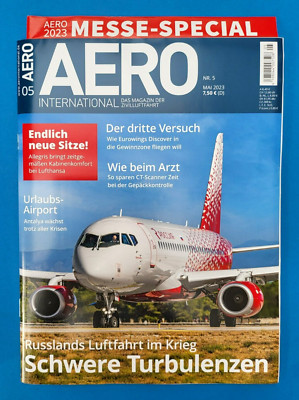 AERO International Nr.05  Mai 2023 mit Messe-Spezial ... NEU + ungelesen 1A