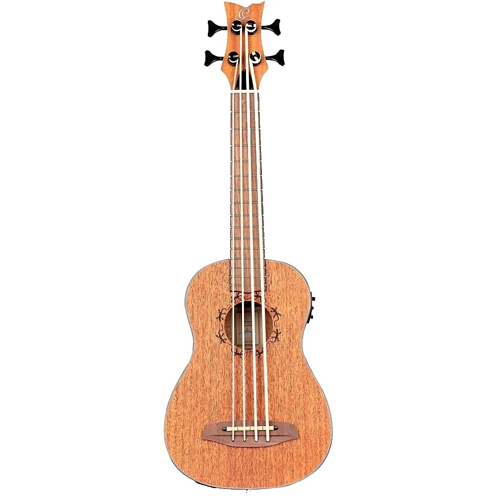 Ukeleles bajo Cuerpo de Caoba