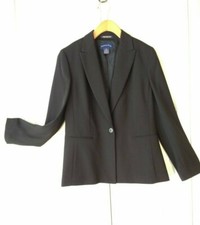 Macy's Brand Charter Club Ladies Black Jacket, Business , Lined, Size 4