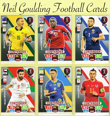 Panini FIFA WM Katar 2022   ADRENALYN XL   Fußballkarten #424 bis #495