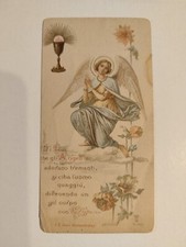 Santo Calice, Holy Card, Angelo, Dep. N. 802, Ricordo Giovanni Oneto, 1905