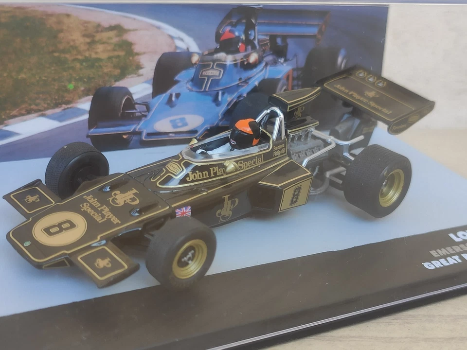 Lotus 72D 1972 Emerson Fittipaldi John Player Special Modellino Formula 1 1/43 - Immagine 3 di 4