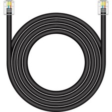 CAT5 / CAT5e RJ11 Data Cable DSL Cable 25ft High-Speed DSL Modem Cable Twiste...