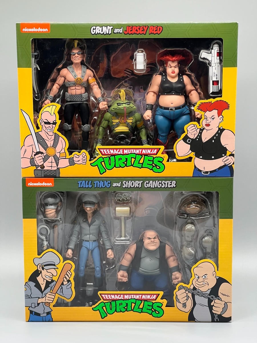 GRUNT JERSEY RED TALL THUG SHORT GANGSTER NECA TMNT Ninja Turtles