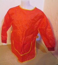 Kinder Regenumhang Gr. 128 134 rot mit Taschen Regencape Schutzkleidung
