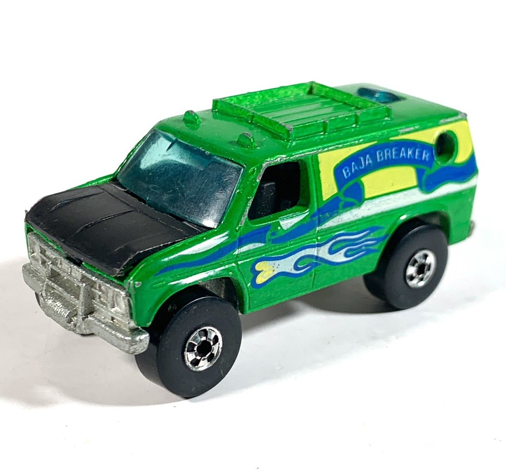 Vintage 1977 Hot Wheels Green Baja Breaker Van BW HK CLEAN!