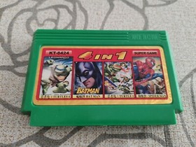 NES FAMICOM GAME BATMAN, SPIDERMAN 2, TURTLES NINJA, TURTLES TOURNAMENT FIGHTERS
