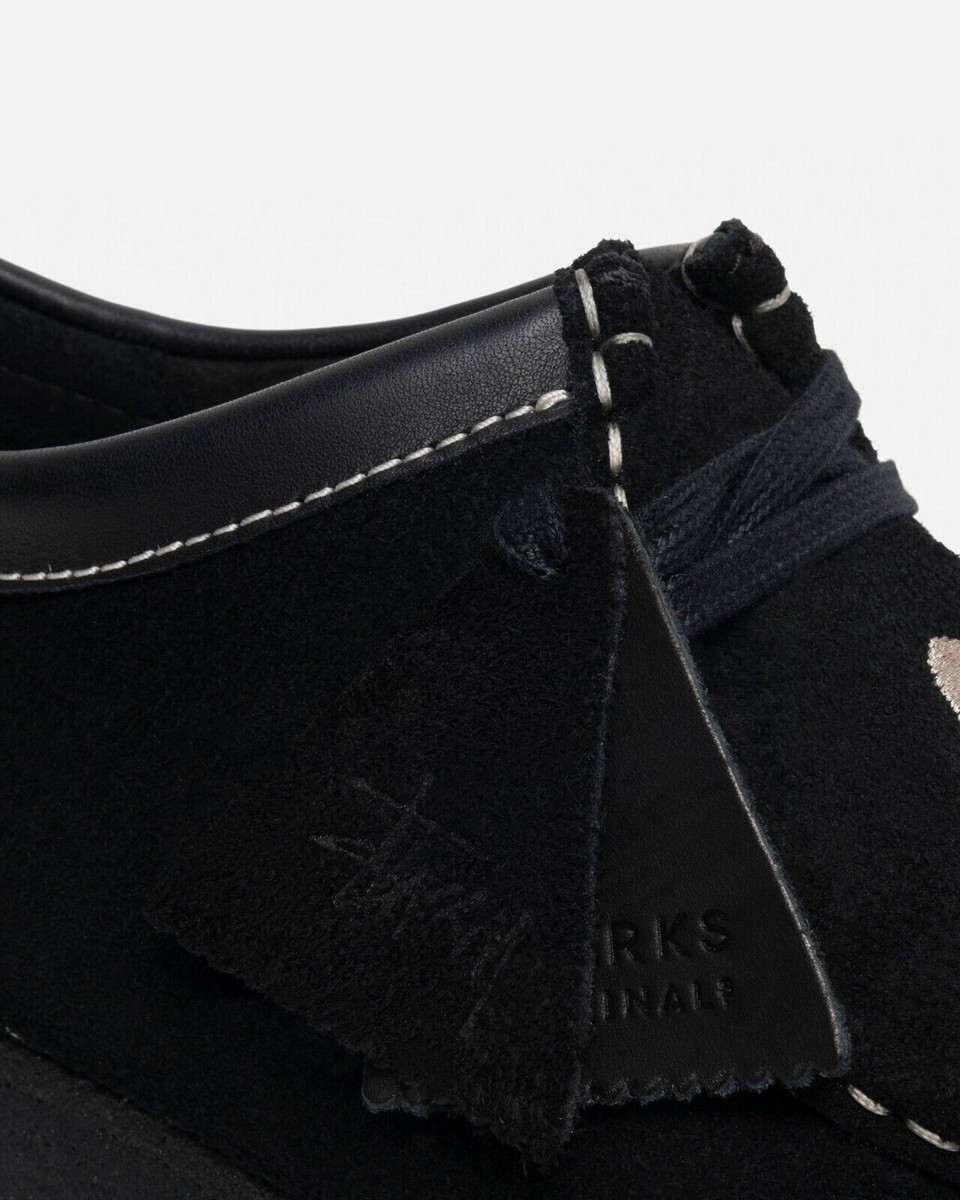 Stussy x CLARKS Originals Wallabee Black Suede SIZE US5.5 Stussy x CLARKS Originals Wallabee Black Suede SIZE US5.5