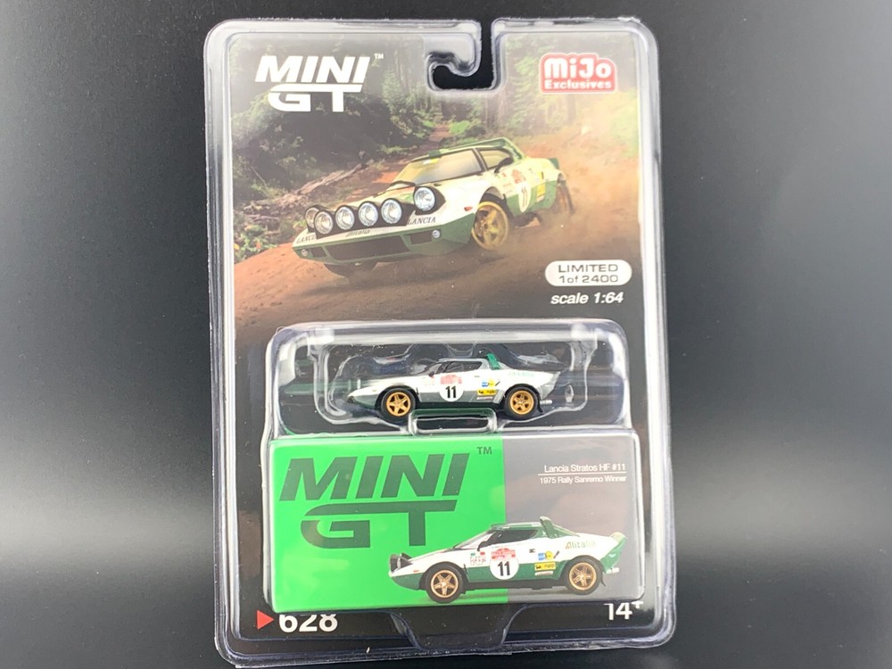 Mini GT Lancia Stratos HF 1975 Rally Sanremo Winner #11 MGT00628 1/64 CHASE