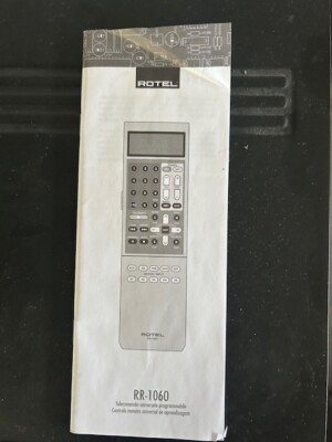 Rotel RR-1060 Manual Italian