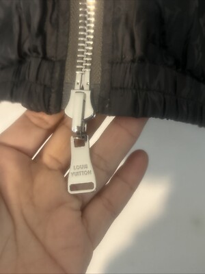 Louis Vuitton Monogram Reversible Nylon Windbreaker Gray Jacket