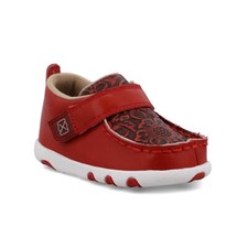 Twisted X Infants Floral Cherry Tooled Red Slip On Shoes ICA0029