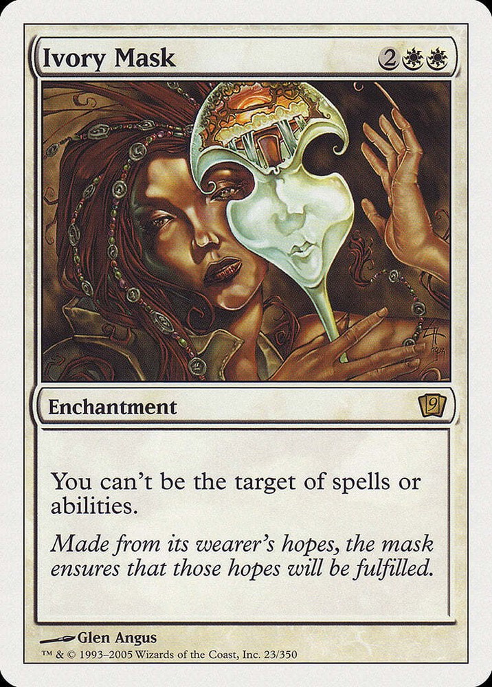 Ivory Mask 9th Edition NM White Rare MTG Magic the Gathering Card ABUGames