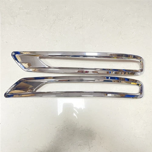 ABS Chrome Rear Fog Light Cover Trim 2pcs for Mitsubishi Outlander 2022-2024 - Picture 4 of 9