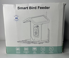 Smart AI Recognition Bird Feeder Solar Charging Waterproof Ultra Wide HD Res.