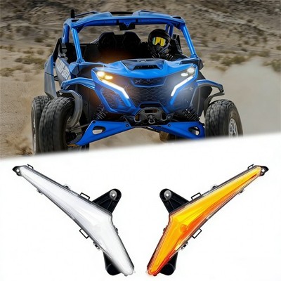 LED Turn Signal Fang Lights for Can Am Maverick R and R Max X/X RS/XRS 2024-2026