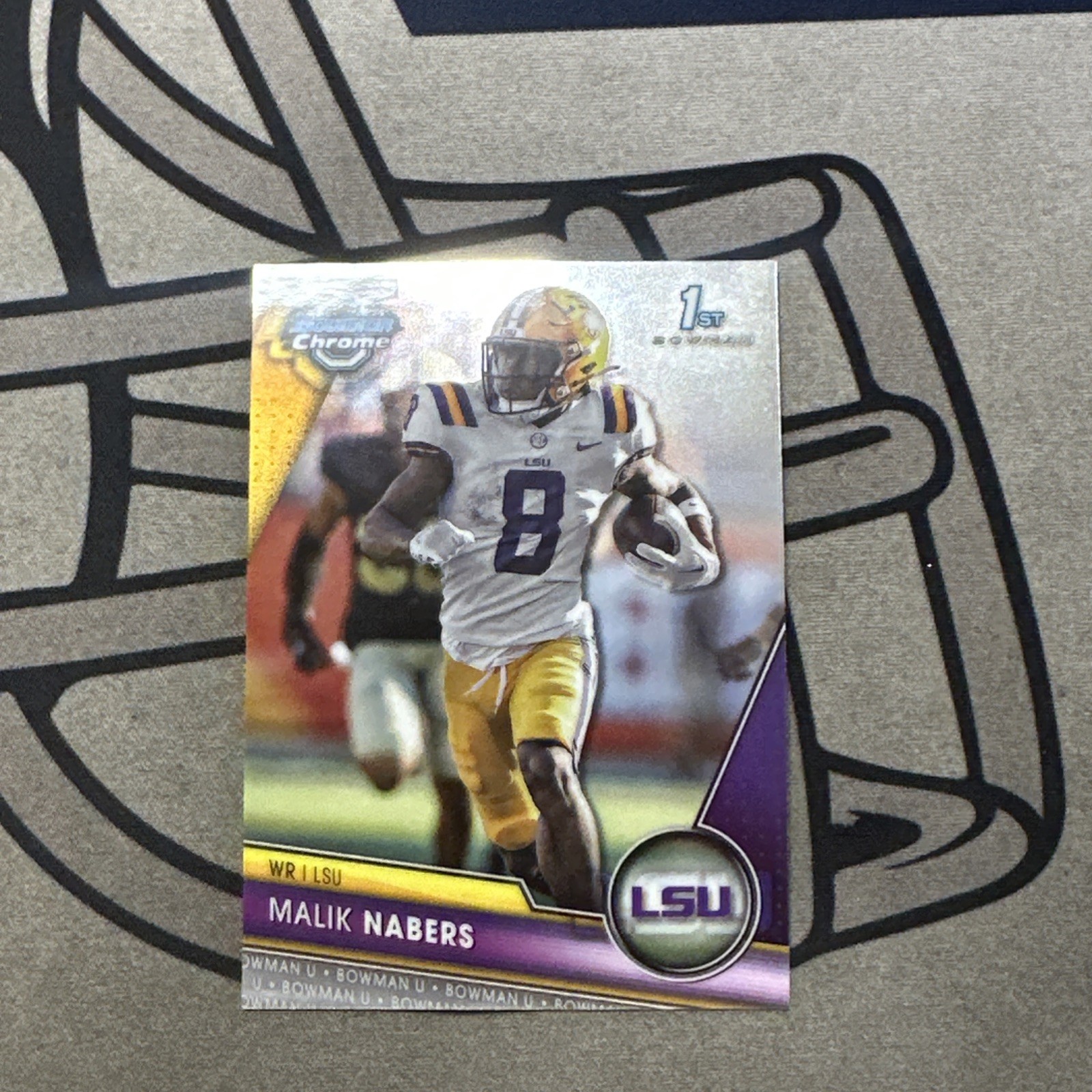 2023 Bowman U Chrome Malik Nabers Refractor 1st Bowman 