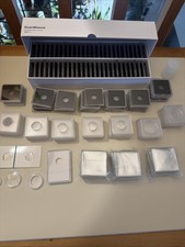 Coin Collection Supplies Large Lot Coin Holders Caps Tubes Capsules Plastic Flip