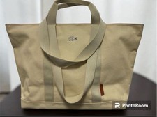 LACOSTE Men Bag Canvas Tote Limited Edition VHTF Sophisticated Design Timeless Q