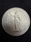 1900 British Trade Dollar Silver Coin Britannia China Trade $1 One Dollar