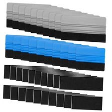 20 Pcs Vinyl Squeegee Bulk, 4 Inch/6 Inch Felt Squeegee with 20 Pcs Black