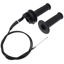 LIEAOKES Twist Throttle Handle Grips with Cable Set for Motorcycle ATV Dirt P...