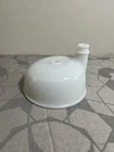 Vintage Dental Rinse / Spit Sink Bowl Antique Milk Glass Dentist Sink 7"