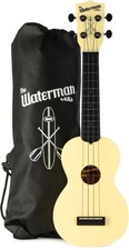 Kala The Waterman Soprano Ukulele - Starlight Yellow, Glow in the Dark