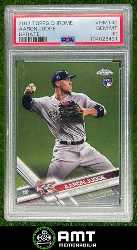 Aaron Judge RC PSA 10 2017 Topps Chrome Update New York Yankees #HMT40 8431
