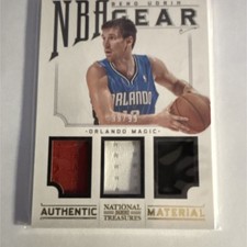 Panini 2012-13 National Treasures NBA Gear Beno Udrih Material #9 Orlando Magic