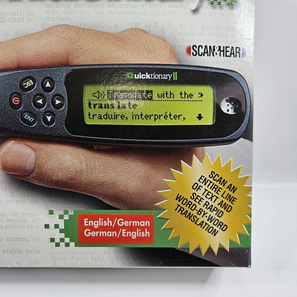 Wizcom Quicktionary 2 English/German - German/English Translate Electronic Pen - Image 3 of 4
